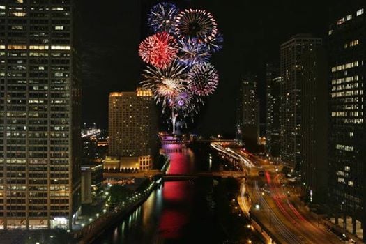 6 best new year's eve getaways in ohio for parties and celebrations New Years Eve Fireworks Viewing at Trump International Hotel & Tower Chicago, Chicago