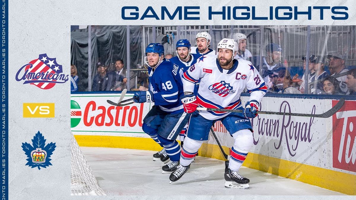 Rochester Americans vs. Toronto Marlies | Event in Rochester | AllEvents