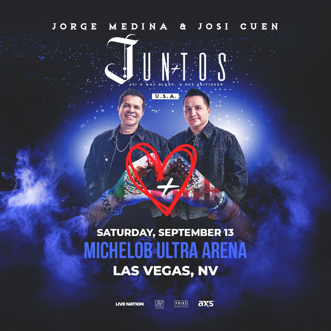 Jorge Medina & Josi Cuen Las Vegas Tickets, 13 September | Event in Las Vegas | AllEvents