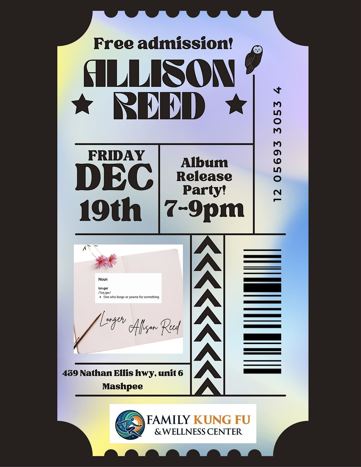 Allison Reed Album Release Party, 19 December | Event in Mashpee | AllEvents