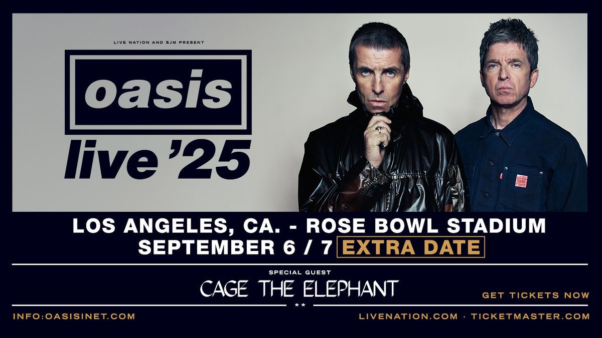 Oasis with Cage The Elephant at MetLife Stadium, 31 August | Event in East Rutherford | AllEvents