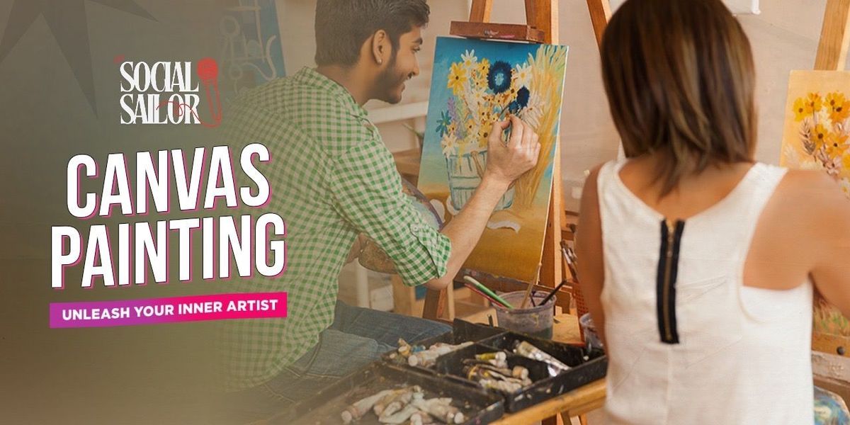 Canvas Painting Date - For Couples and Friends, 17 May | Event in Hyderabad | AllEvents