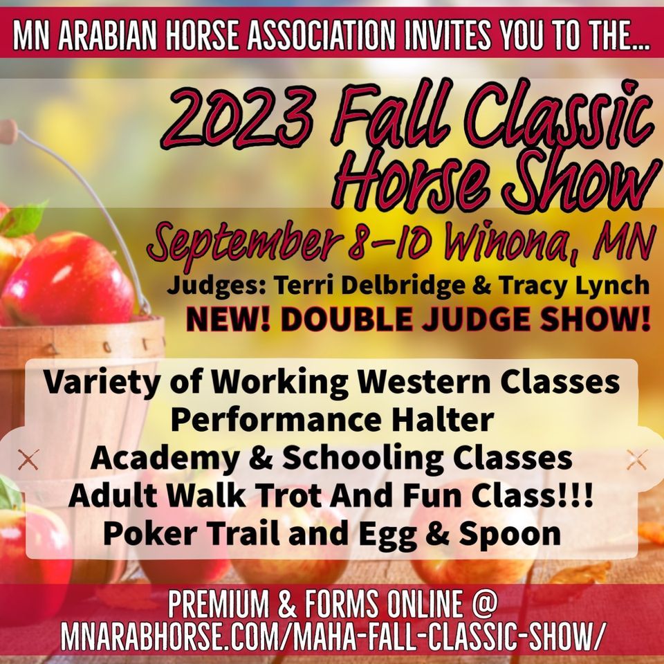 2025 MAHA Fall Classic Horse Show, Minnesota Equestrian Center, Winona
