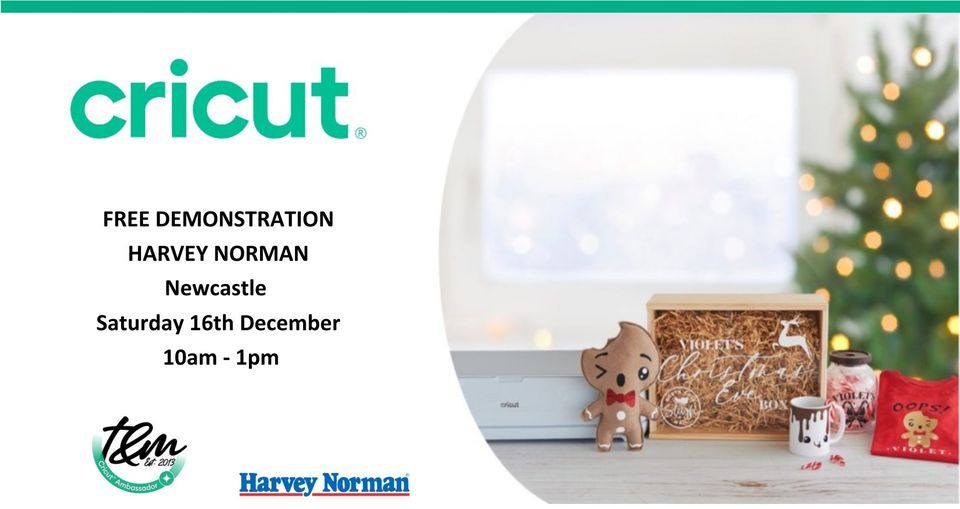 Harvey Norman Newcastle Cricut Demonstration, Harvey Norman