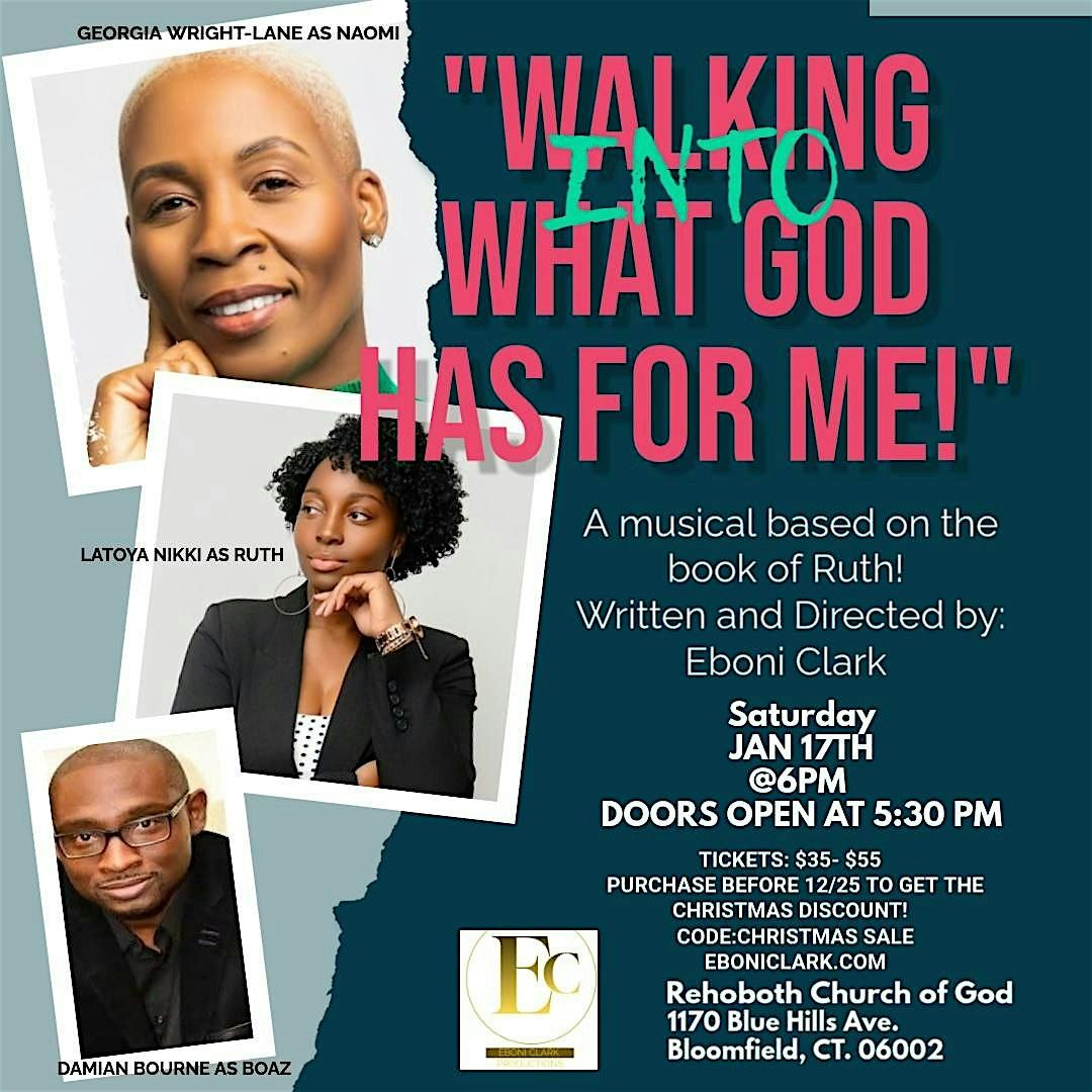 "WALKING INTO WHAT GOD HAS FOR ME!", 17 January | Event in Bloomfield | AllEvents