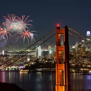 Golden Gate Bridge July 4th Fireworks 2026
