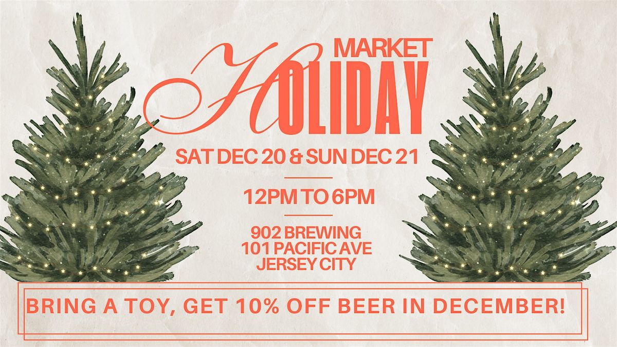 Holiday Market at 902 Brewing Company in Jersey City, 20 December | Event in Jersey City | AllEvents