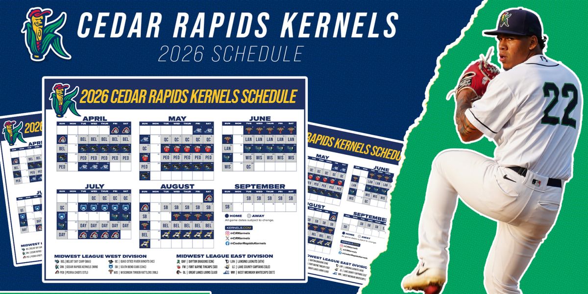 Cedar Rapids Kernels vs. South Bend Cubs, 6 July | Event in Cedar Rapids | AllEvents