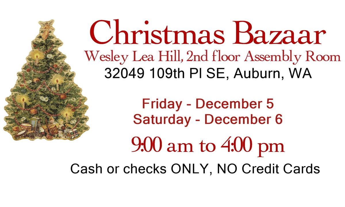 Christmas Bazaar, 5 December | Event in Auburn | AllEvents
