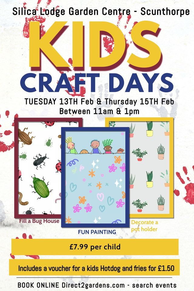 Kids activities February half term, Silica Lodge Garden Centre