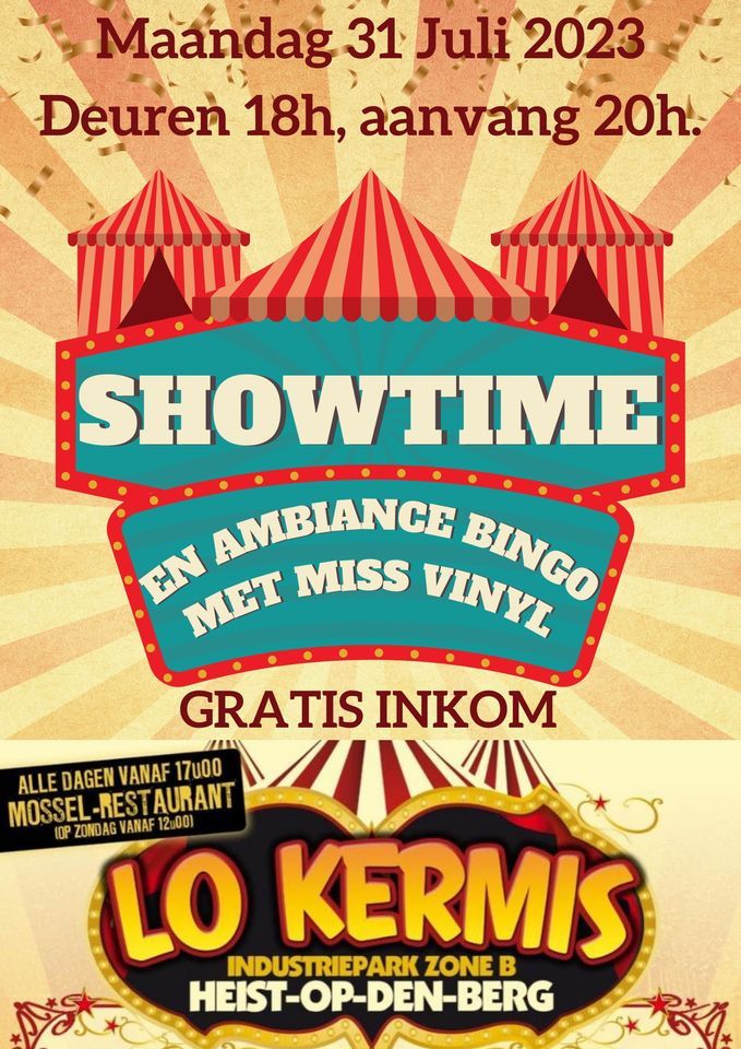 Travestieshow en Ambiance Bingo met Miss Vinyl, HeistopdenBerg, 31