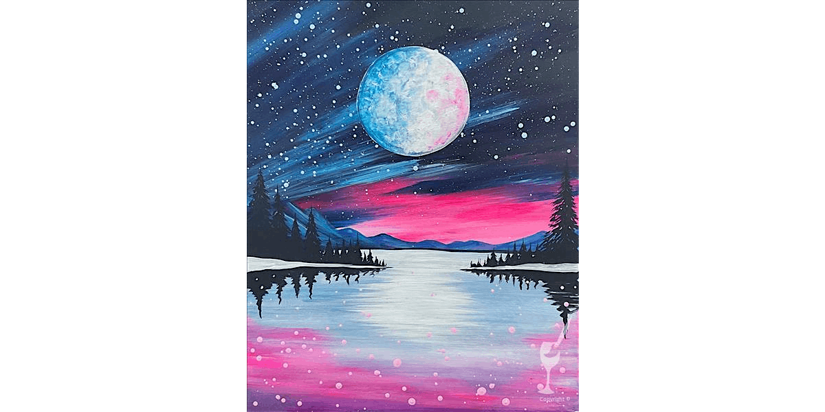 Frozen Cosmic Lake - Paint and Sip in San Antonio | Classpop!™, 10 December | Event in San Antonio | AllEvents