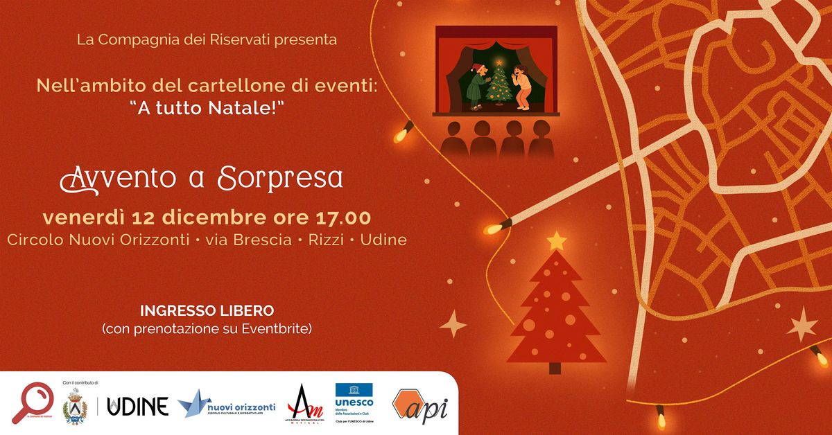 A tutto Natale! Avvento a sorpresa - 12 dicembre - Nuovi Orizzonti, 12 December | Event in Udine | AllEvents