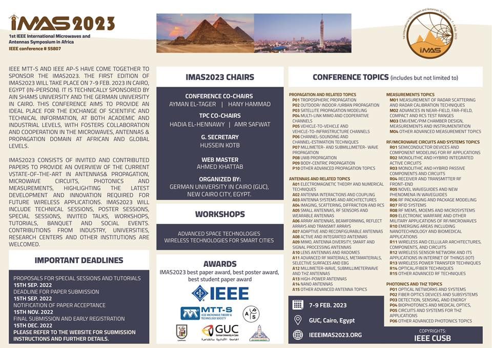 International Microwaves and Antennas Symposium 2023, German University