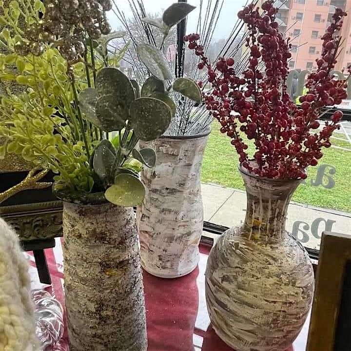 Birch Tree vase  painting workshop, 18 December | Event in Phillipsburg | AllEvents