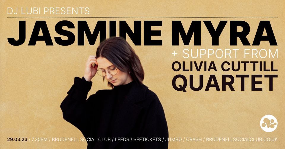 JASMINE MYRA (GONDWANA RECORDS) + OLIVIA CUTTILL QUARTET