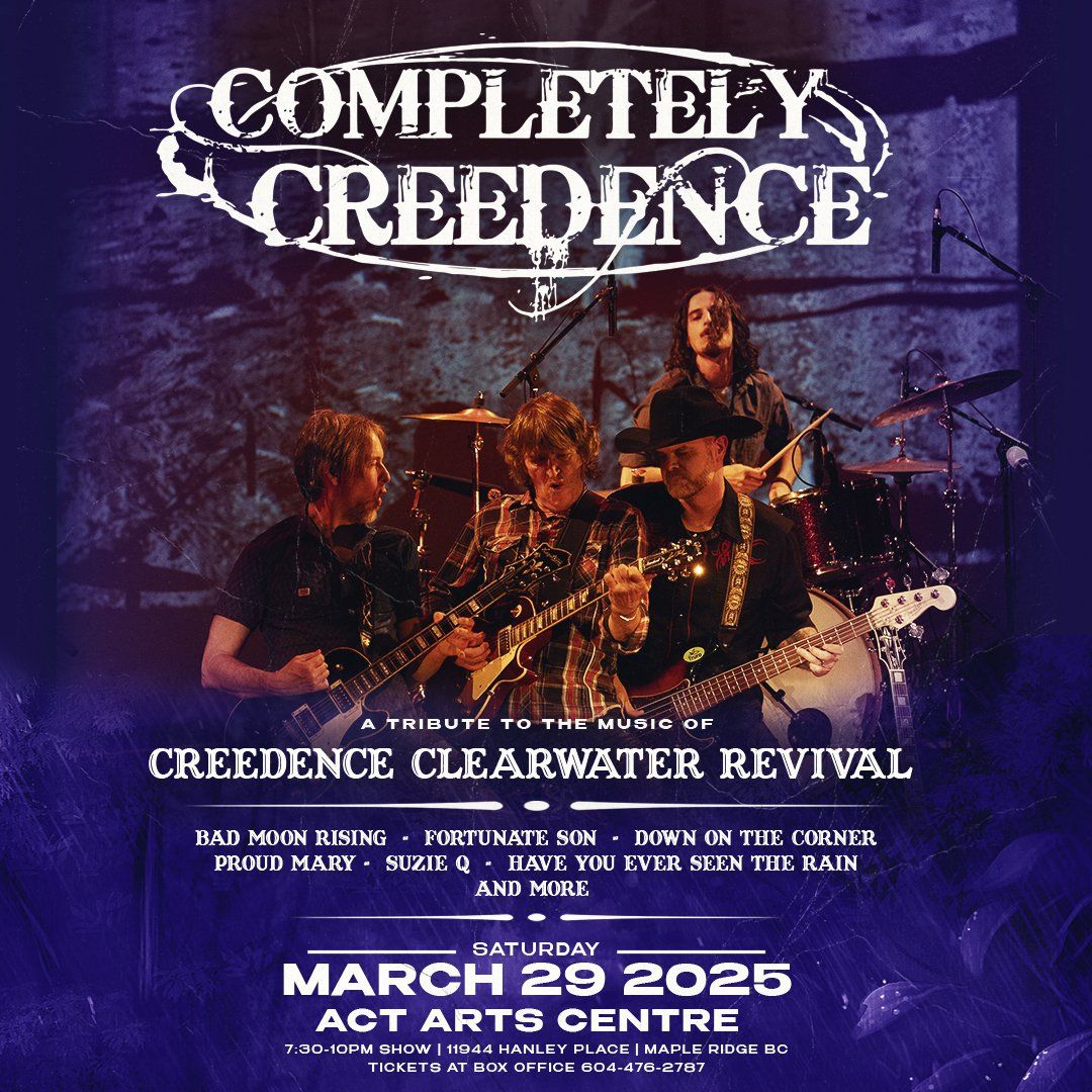 Completely Creedence - Band, 4 December | Event in Nanaimo | AllEvents