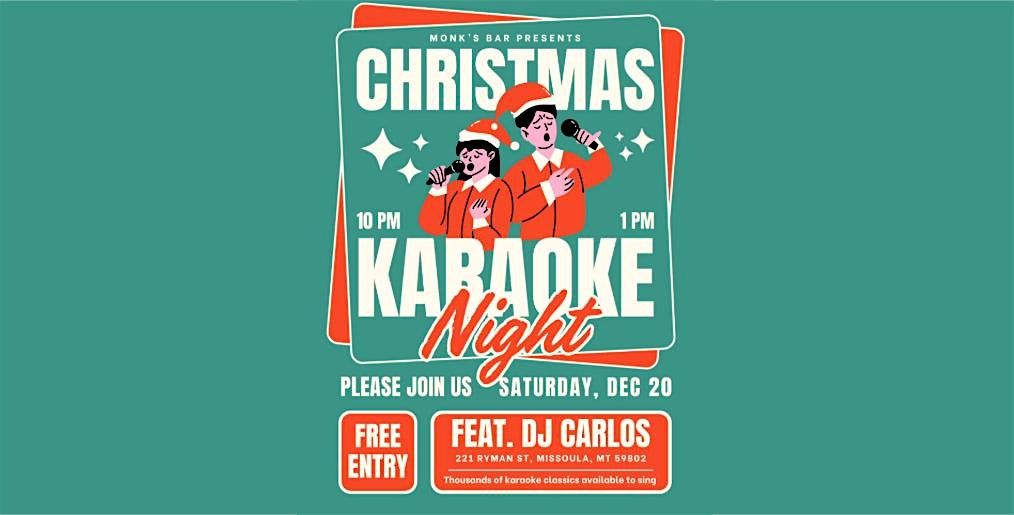 Monk’s Presents Christmas Karaoke, 20 December | Event in Missoula | AllEvents