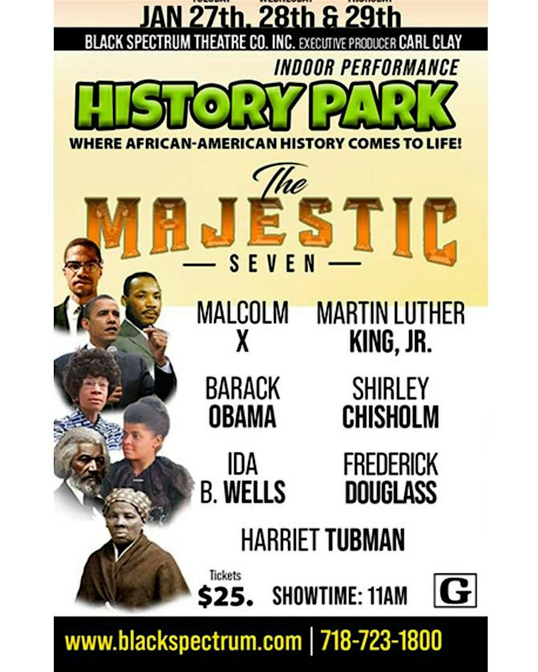 Black Spectrum Theatre Co. Inc. History Park (Indoor Performance), 27 January | Event in Queens | AllEvents