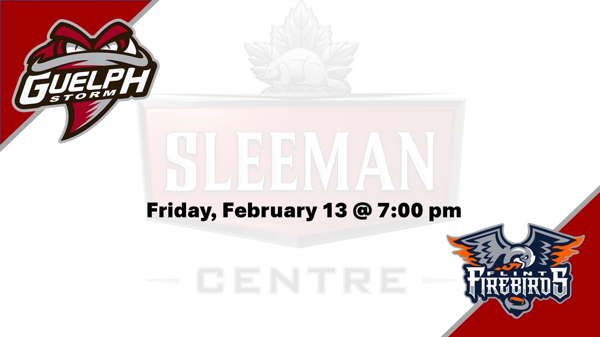 Parking Flint Firebirds at Guelph Storm, 14 February | Event in Guelph | AllEvents