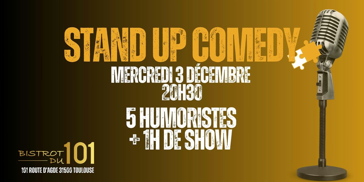 101 COMEDY CLUB, 3 December | Event in Toulouse | AllEvents
