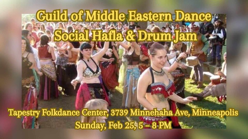 Social Hafla & Drum Jam February 2024, Tapestry Folkdance Center