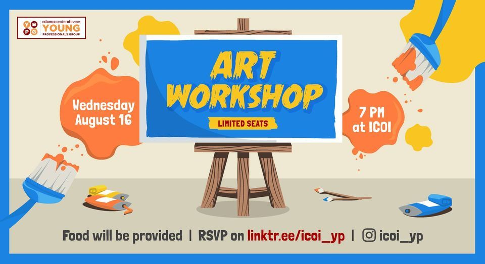 ICOI Young Professionals Art Workshop, Islamic Center of Irvine (ICOI ...