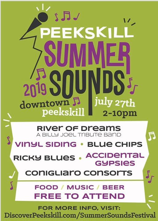 Peekskill Summer Sounds Festival 2019, Downtown, Peekskill, July 27