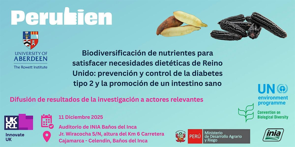 Proyecto con acceso a recursos genéticos: Resultados de yacón & maíz morado, 11 December | AllEvents