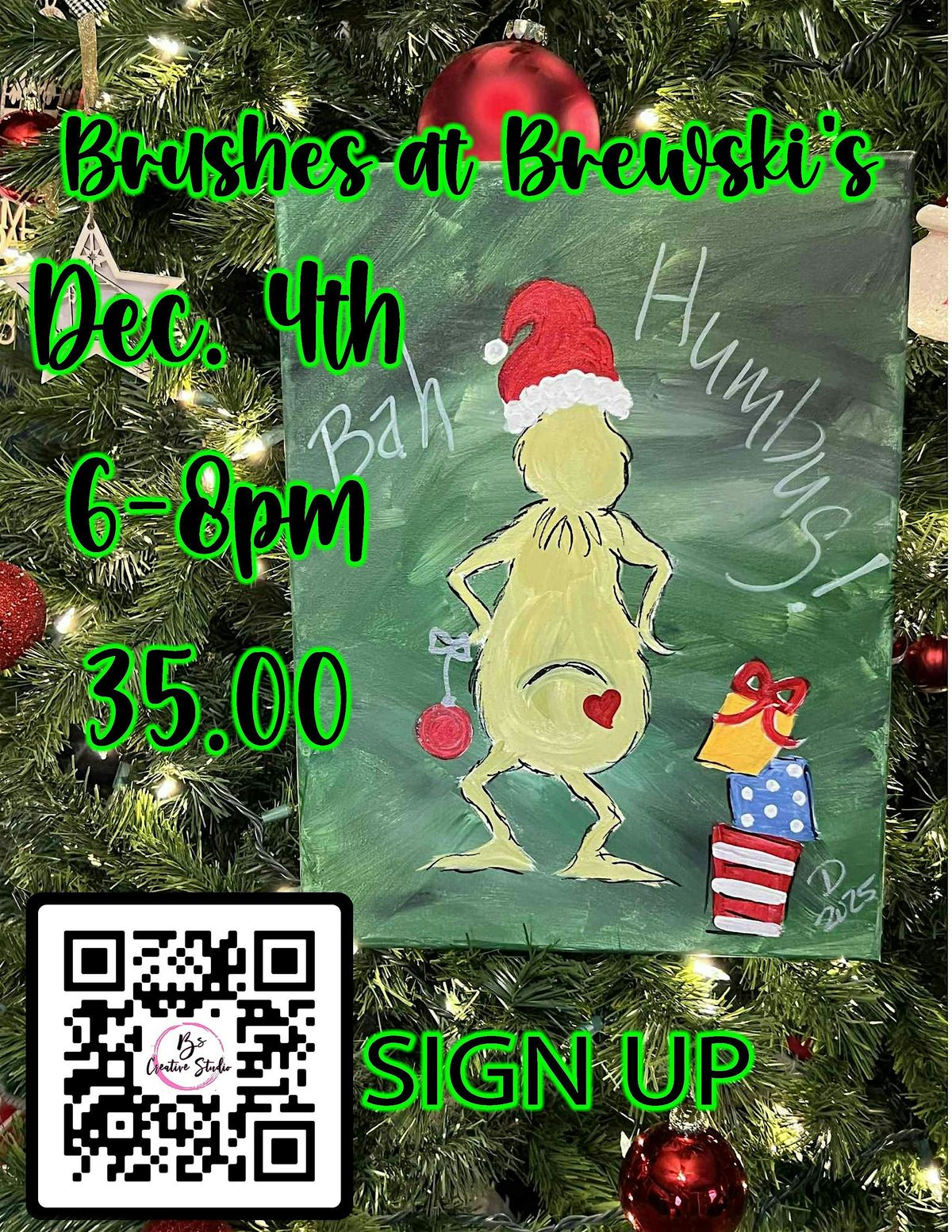 Brews & Brushes at Brewski's with Dara, 4 December | Event in Springfield | AllEvents