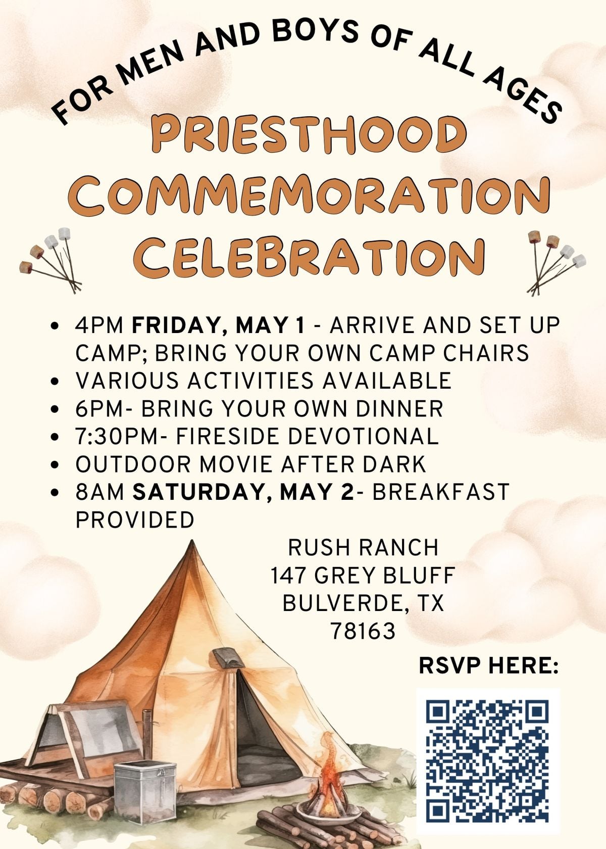 Men and boys Priesthood commemorative celebration, Rush Ranch, Bulverde ...