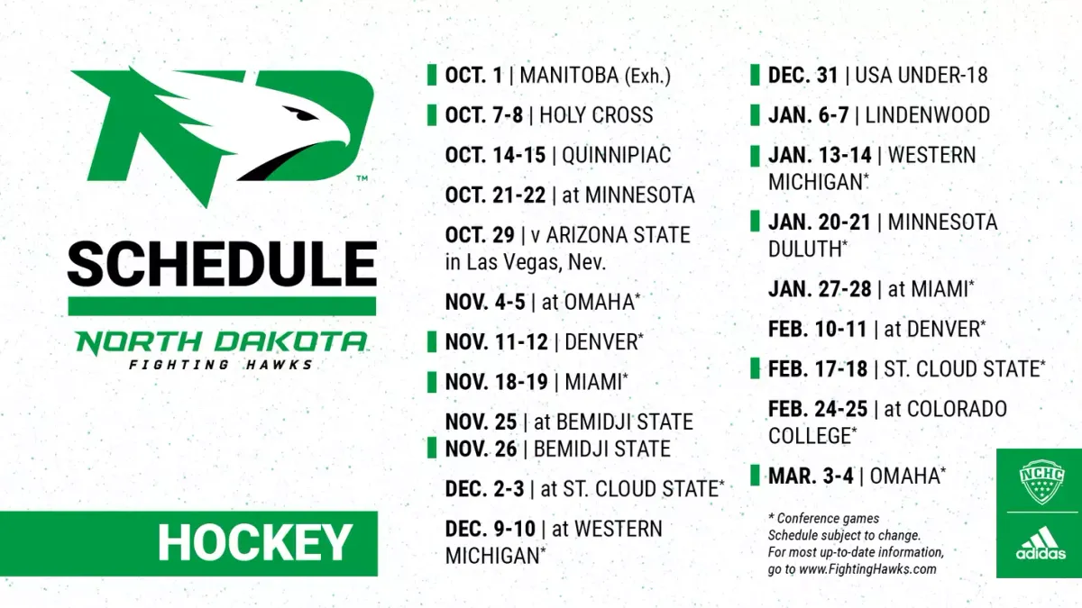 US National Under 18 Hockey Team at North Dakota Fighting Hawks Mens Hockey (Exhibition), 22 November | AllEvents