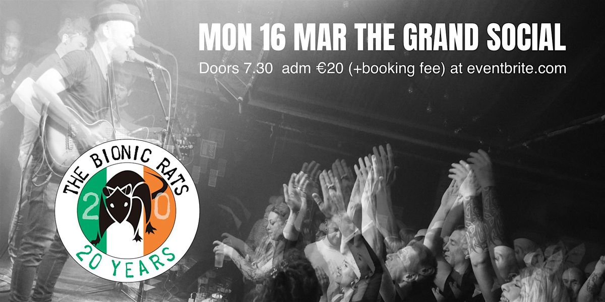 The Bionic Rats_Mon 16 Mar 2026 - The Grand Social, The Grand Social ...