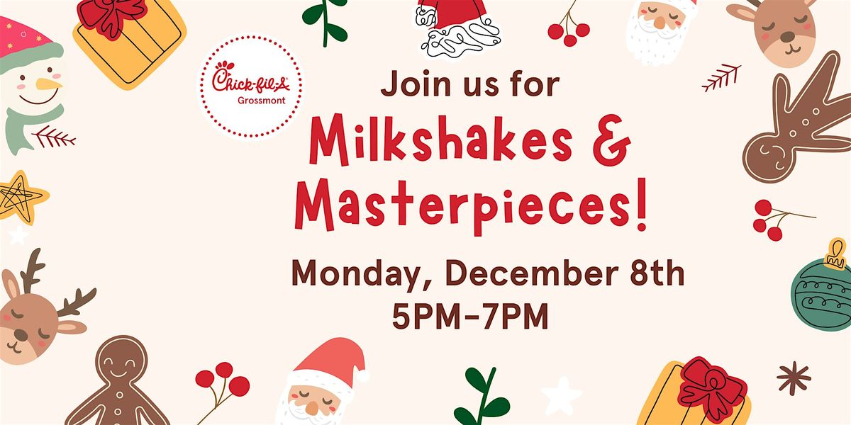 December Milkshakes & Masterpieces, 8 December | Event in La Mesa | AllEvents