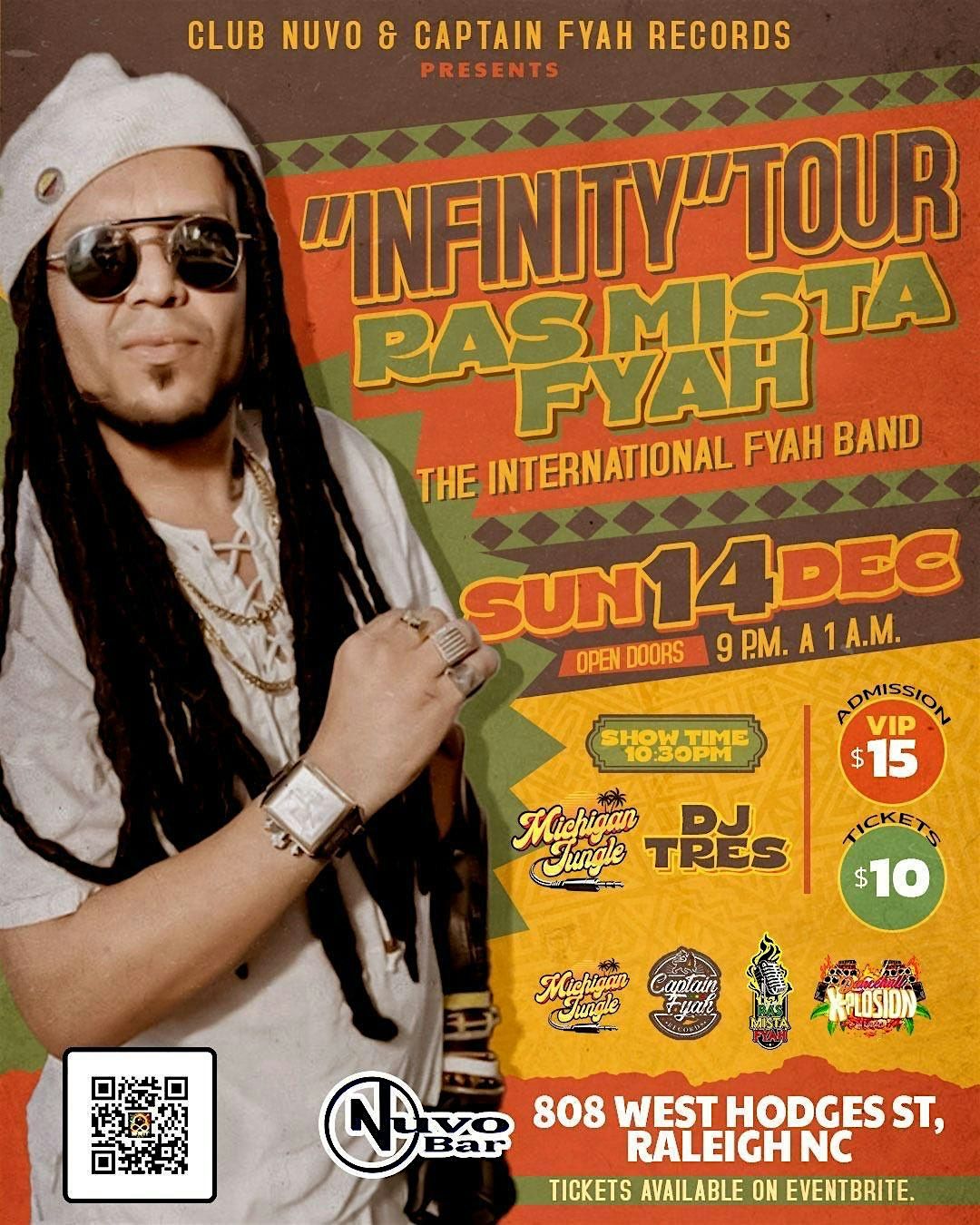 RASMISTAFYAH & The International Fyah Band's Infinity Tour, 14 December | Event in Raleigh | AllEvents