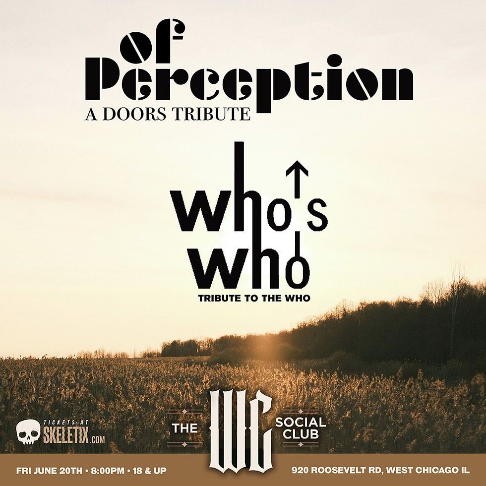 Of Perception - Tribute to The Doors, 19 June | Event in West Chicago | AllEvents