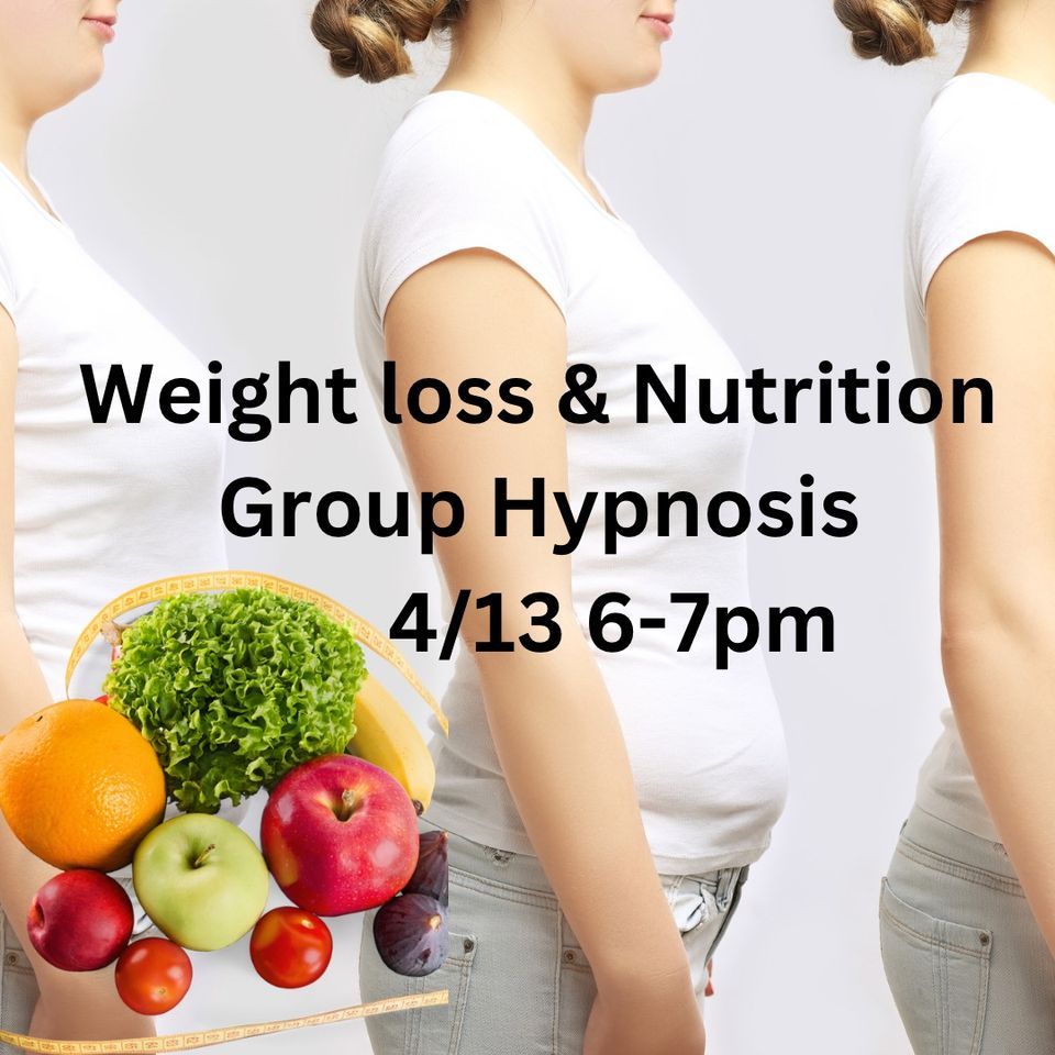 Hypnosis For Weight Loss and Nutrition , The301, Springfield, April 13