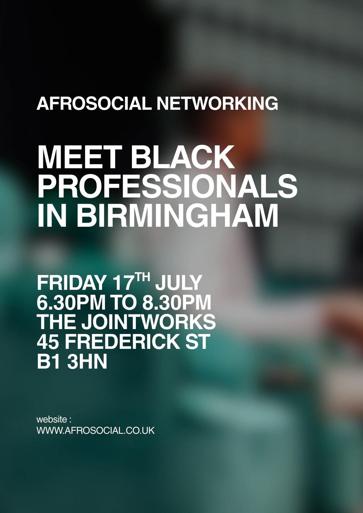 AFROSOCIAL Birmingham - Black Professionals Networking, 17 July | Event in Birmingham | AllEvents