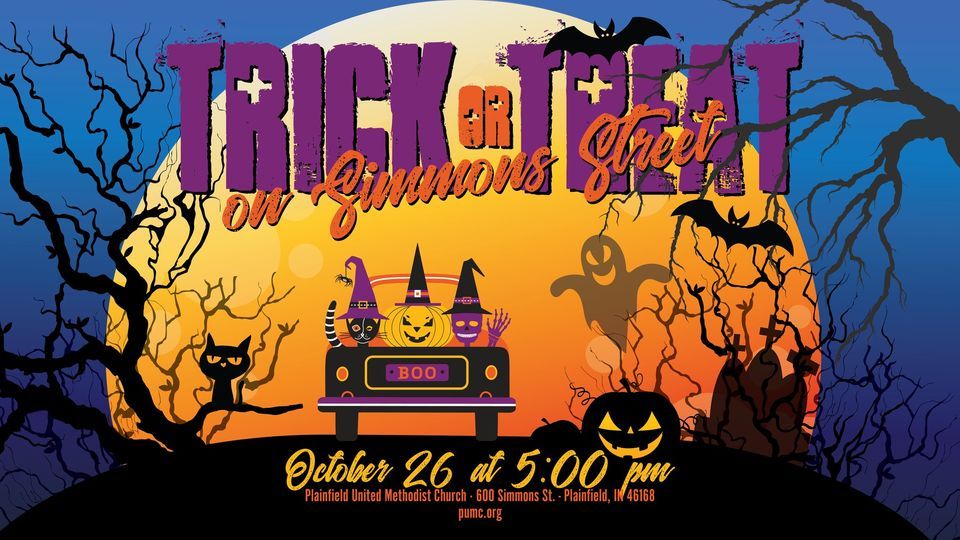 Trick or Treat on Simmons Street, Plainfield United Methodist Church