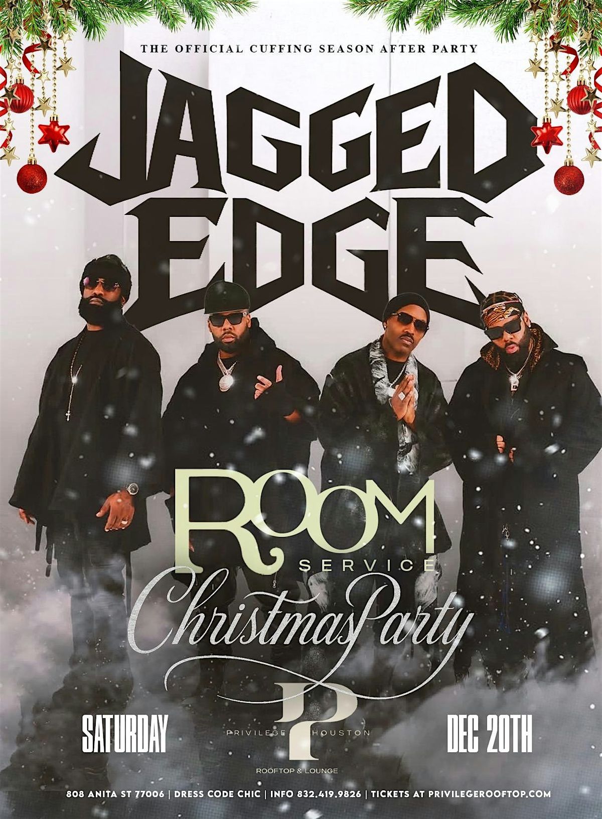Dec 20  | Jagged Edge At  Room Service Saturdays At Privilege, 20 December | Event in Houston | AllEvents