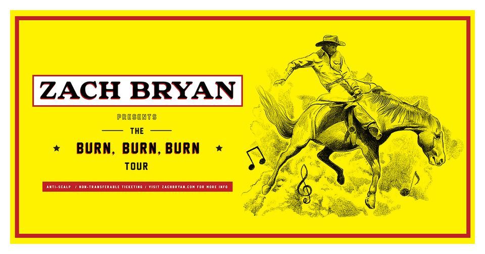 Zach Bryan The Burn, Burn, Burn Tour, Rocket Mortgage FieldHouse