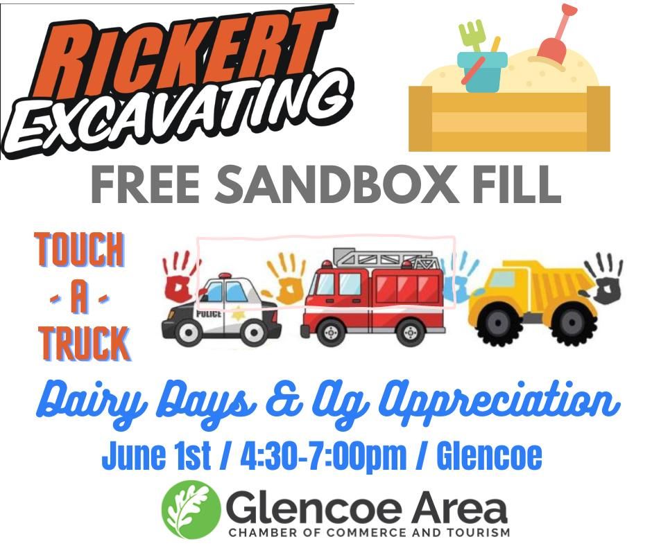 Touch a truck Free Sandbox Fill 615 11th St E Glencoe MN 55336 