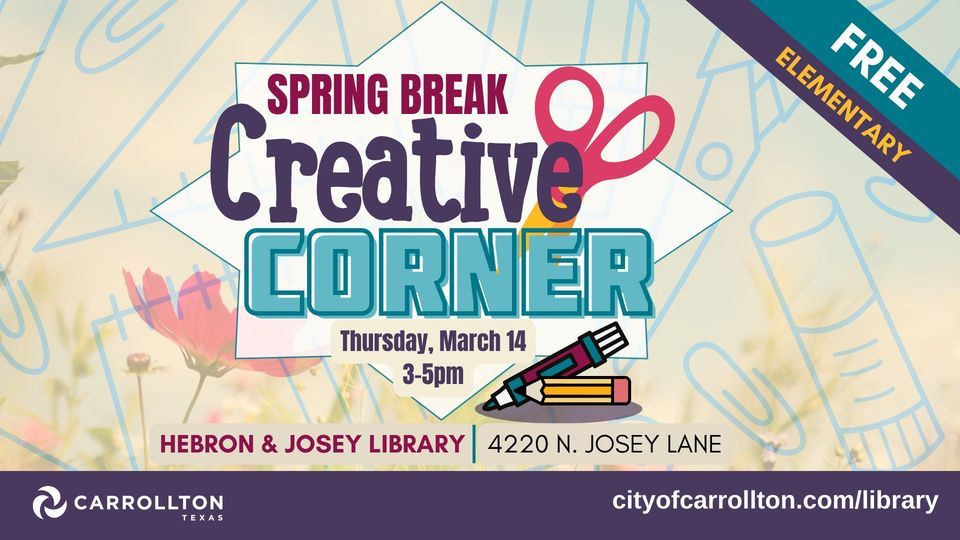 Spring Break Creative Corner 4220 N Josey Ln Carrollton TX 75010 spring-break-creative-corner-4220-n-josey-ln-carrollton-tx-75010