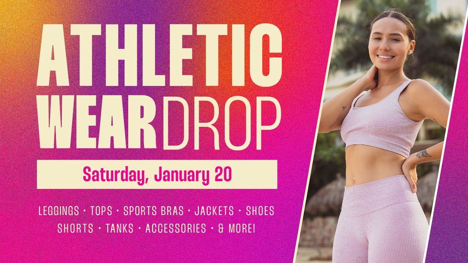 Athletic Wear Drop, Plato's Closet Dallas, TX, January 20 2024