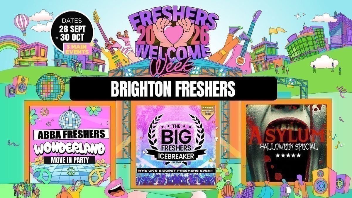 Brighton Freshers Welcome Week 2026 🎓 - UK Largest Freshers Events ...
