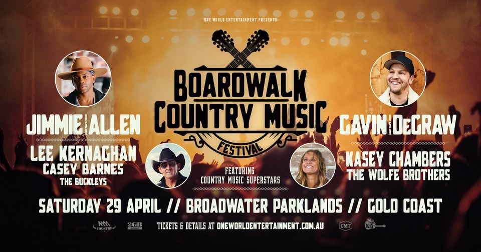 BOARDWALK COUNTRY MUSIC FESTIVAL Gold Coast, Broadwater Parklands