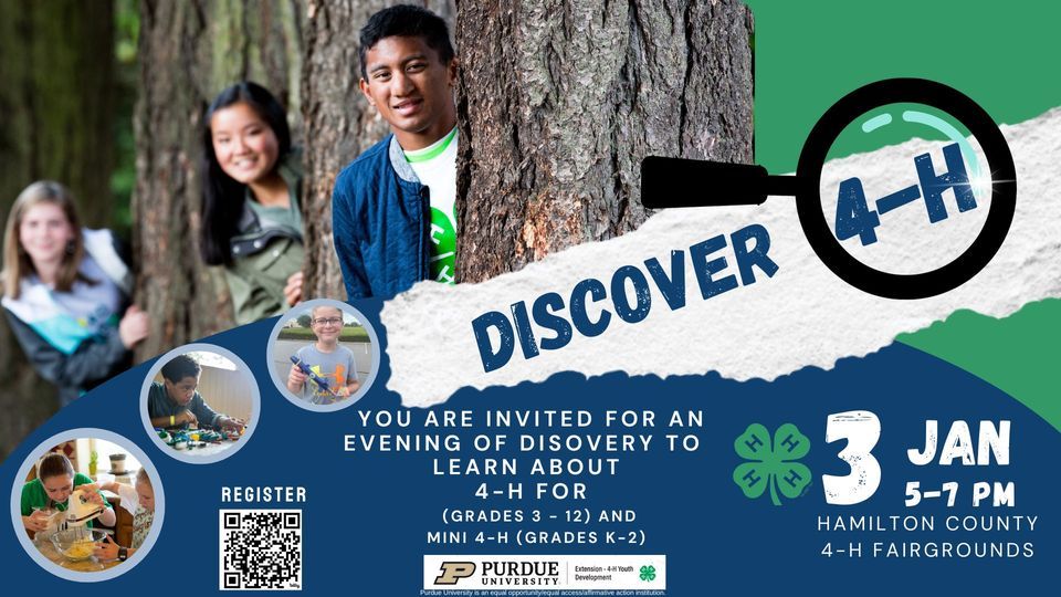 Discover 4H, Hamilton County Fairgrounds, Noblesville, January 3 2025