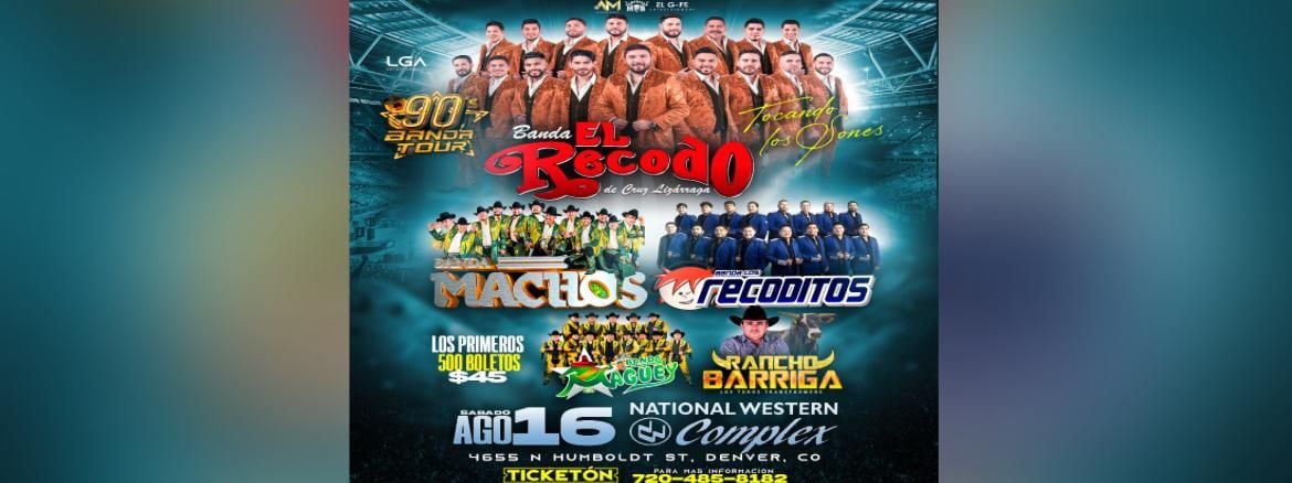 Banda El Recodo, Banda Machos y Mas, 16 August | Event in Denver | AllEvents