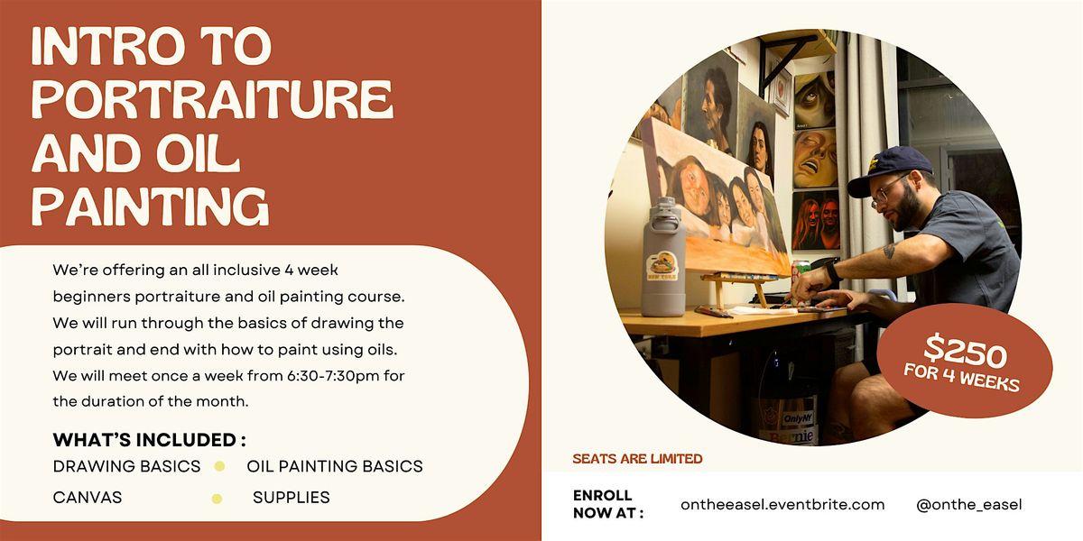 Intro to Portraiture and Oil Painting -  Long Island City, NY, 3 December | Event in Queens | AllEvents