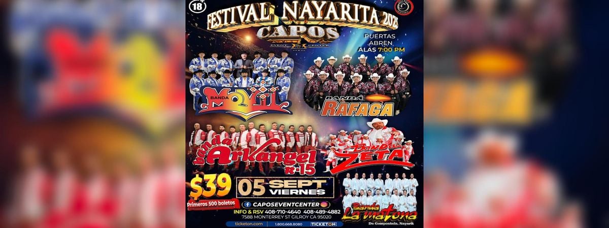 BANDA MOVIL, BANDA RAFAGA & MAS, 5 September | Event in Gilroy | AllEvents